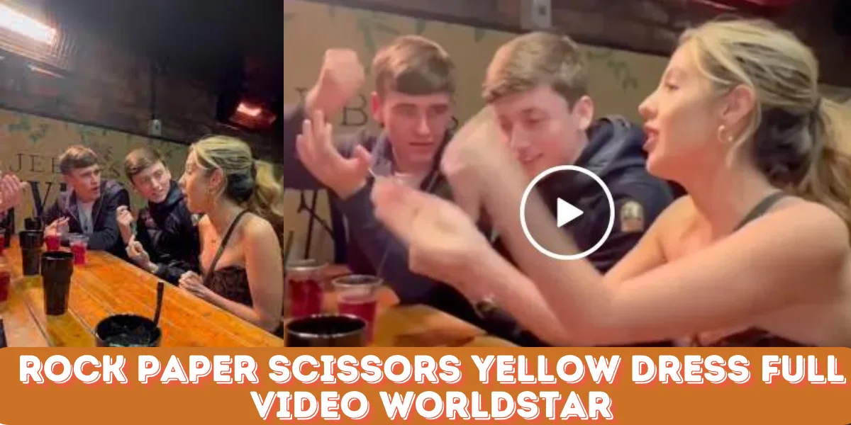 This emage showing a Rock Paper Scissors Yellow Dress Full Video Worldstar