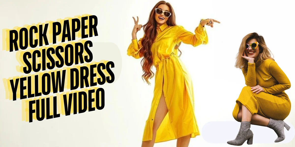 This emage showing a Rock Paper Scissors Yellow Dress Full Video: The Game That Left Everyone Shocked!