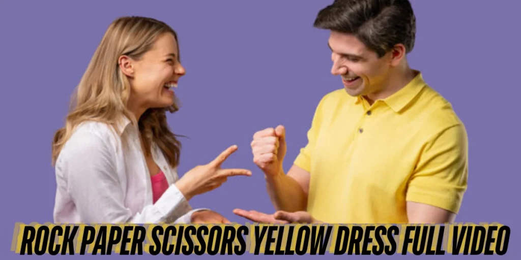 This emage showing a  Rock Paper Scissors Yellow Dress Full Video